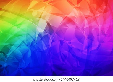 Dark Multicolor vector pattern with random forms. Decorative design in abstract style with random forms. Simple design for your web site.