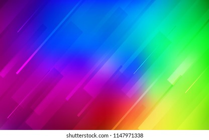 Dark Multicolor vector pattern with sharp lines. Shining colored illustration with sharp stripes. Template for your beautiful backgrounds.