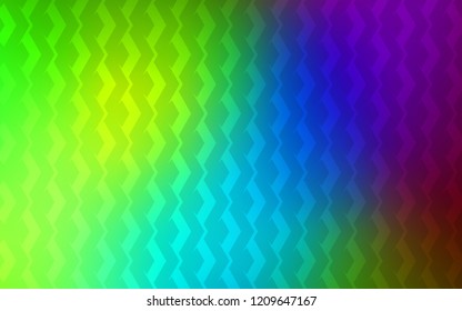 Dark Multicolor vector pattern with sharp lines. Modern geometrical abstract illustration with Lines. Smart design for your business advert.