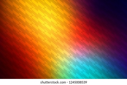 Dark Multicolor vector pattern with sharp lines. Blurred decorative design in simple style with lines. Template for your beautiful backgrounds.