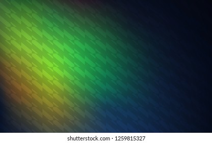 Dark Multicolor vector pattern with sharp lines. Glitter abstract illustration with colorful sticks. Template for your beautiful backgrounds.