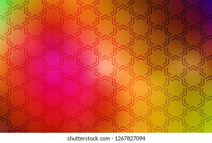 Dark Multicolor vector pattern with sharp lines. Shining colored illustration with sharp stripes. Best design for your ad, poster, banner.
