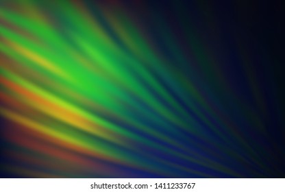 Dark Multicolor vector pattern with sharp lines. Colorful shining illustration with lines on abstract template. Pattern for ads, posters, banners.
