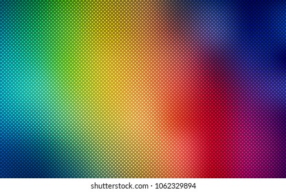 Dark Multicolor vector pattern with spheres. Abstract illustration with colored bubbles in nature style. Pattern can be used as texture of wallpapers.