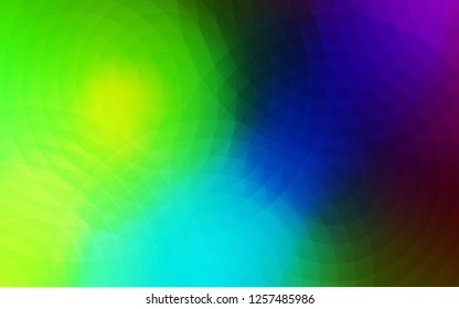 Dark Multicolor vector pattern with spheres. Glitter abstract illustration with blurred drops of rain. Pattern can be used for beautiful websites.