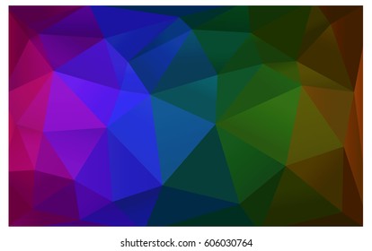 Dark Multicolor vector Pattern.  triangular template. Geometric sample. Repeating routine with triangle shapes. New texture for your design. Pattern can be used for background.