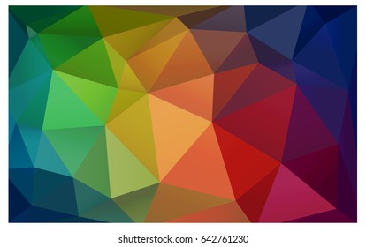 Dark Multicolor vector Pattern.  triangular template. Geometric sample. Repeating routine with triangle shapes. New texture for your design. Pattern can be used for background.