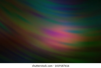 Dark Multicolor vector pattern with wry lines. A completely new colorful illustration in simple style. A completely new template for your design.