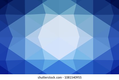 Dark Multicolor vector polygon abstract layout. Colorful illustration in abstract style with gradient. That new template can be used for your brand book.