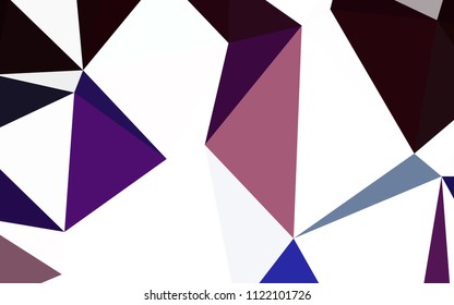 Dark Multicolor vector polygon abstract layout. A sample with polygonal shapes. A new texture for your web site.