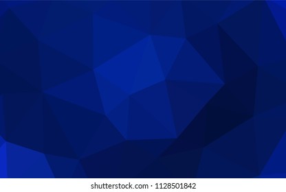 Dark Multicolor vector polygon abstract layout. Shining colorful illustration with triangles. Template for cell phone's backgrounds.
