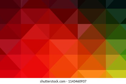Dark Multicolor vector polygon abstract backdrop. Polygonal abstract illustration with gradient. Pattern for a brand book's backdrop.