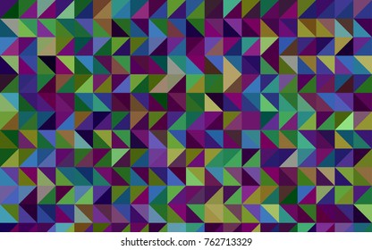 Dark Multicolor vector polygon abstract background. Colorful illustration in abstract style with gradient. The best triangular design for your business.