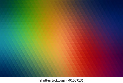 Dark Multicolor vector polygon abstract pattern. Shining colored illustration in a brand-new style. The elegant pattern can be used as part of a brand book.