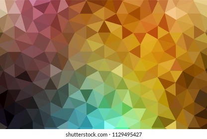 Dark Multicolor vector polygonal background. A completely new color illustration in a polygonal style. Template for cell phone's backgrounds.