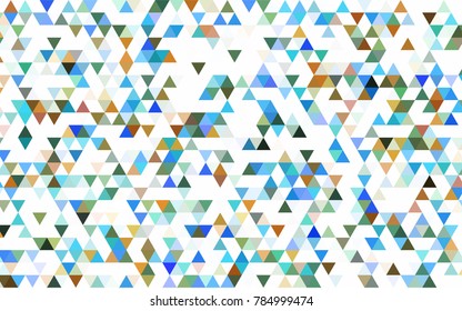 Dark Multicolor vector polygonal background. Brand-new colored illustration in blurry style with gradient. The best triangular design for your business.