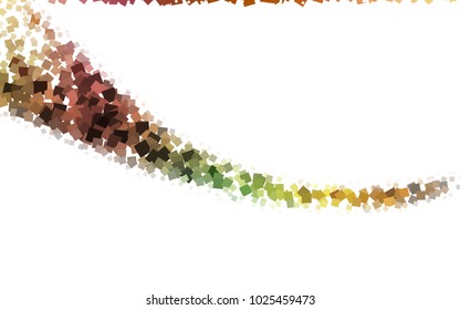 Dark Multicolor vector polygonal illustration consisting of rectangles. Rectangular design for your business. Creative geometric background in origami style with gradient.