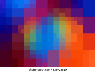 Dark Multicolor vector polygonal illustration, which consist of rectangles. Rectangular design for your business. Creative geometric background in Origami style with gradient