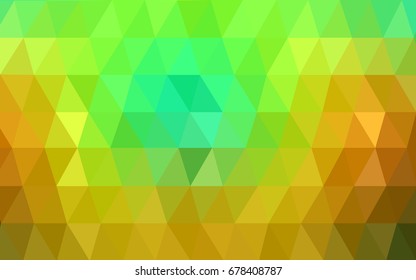Dark Multicolor vector polygonal illustration, which consist of triangles. Triangular pattern for your business design. Geometric background in Origami style with gradient. 