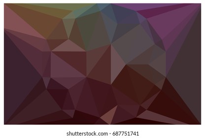 Dark Multicolor vector polygonal illustration, which consist of triangles with a gemstone in center. Triangular design of a huge diamond for your business. Creative geometric background of gems.