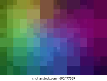 Dark Multicolor vector polygonal illustration, which consist of rectangles. Rectangular pattern for your business design. Geometric background in Origami style with gradient. 