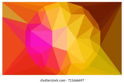 Dark Multicolor vector polygonal illustration, which consist of triangles with a gemstone in center. Triangular design of a huge diamond for your business. Creative geometric background of gems.