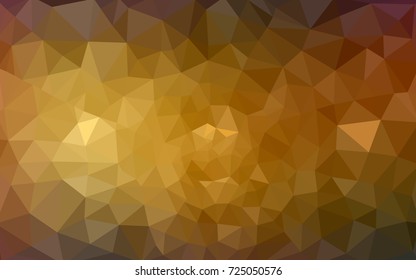 Dark Multicolor vector polygonal illustration, which consist of triangles. Triangular pattern for your business design. Geometric background in Origami style with gradient. 