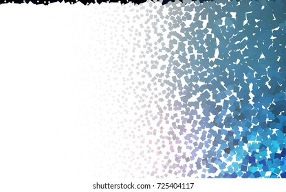 Dark Multicolor vector polygonal illustration, which consist of rectangles. Rectangular pattern for your business design. Geometric background in Origami style with gradient. 