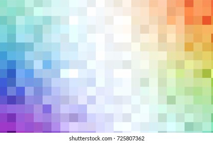 Dark Multicolor vector polygonal illustration, which consist of rectangles. Rectangular pattern for your business design. Geometric background in Origami style with gradient. 