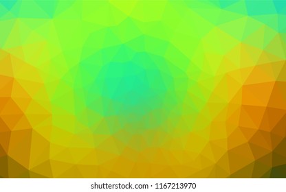 Dark Multicolor vector polygonal pattern. A completely new color illustration in a polygonal style. New template for your brand book.