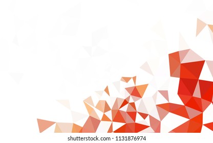 Dark Multicolor vector polygonal template. Geometric illustration in Origami style with gradient.  Brand new design for your business.