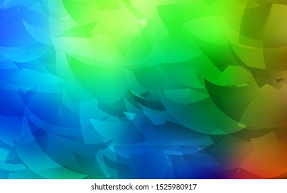 Dark Multicolor vector polygonal template. Colorful abstract illustration with triangles. Triangular pattern for your design.