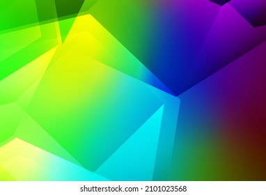 Dark Multicolor vector polygonal template. A sample with polygonal shapes. A new texture for your web site.