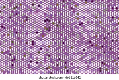 Dark Multicolor vector red banner with set of circles, dots. Donuts Background. Creative Design Template. Technological halftone illustration.