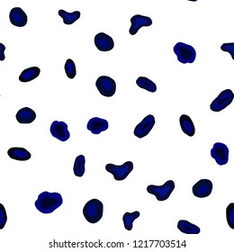 Dark Multicolor vector seamless backdrop with dots. Glitter abstract illustration with blurred drops of rain. Pattern for trendy fabric, wallpapers.