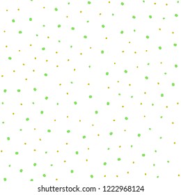 Dark Multicolor vector seamless backdrop with dots. Blurred decorative design in abstract style with bubbles. Trendy design for wallpaper, fabric makers.