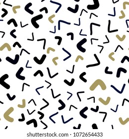 Dark Multicolor vector seamless  background with bent ribbons. Creative geometric illustration in marble style with gradient. Pattern for your business design.