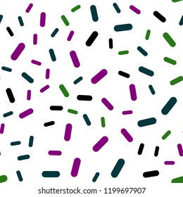 Dark Multicolor vector seamless background with straight lines. Shining colored illustration with sharp stripes. Best design for your ad, poster, banner.