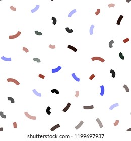 Dark Multicolor vector seamless background with liquid shapes. Brand new colored illustration in marble style with gradient. Textured wave pattern for backgrounds.