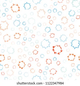 Dark Multicolor vector seamless cover with spots. Blurred decorative design in abstract style with bubbles. Completely new template for your brand book.