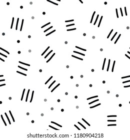 Dark Multicolor vector seamless cover with abstract shapes. Seamless Illustration with set of abstact gradient lines. Trendy design for wallpaper, fabric makers.