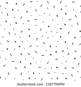 Dark Multicolor vector seamless cover with spots, lines. Decorative design in abstract style with triangle structure. Template for business cards, websites.