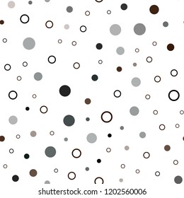 Dark Multicolor vector seamless cover with spots. Beautiful colored illustration with blurred circles in nature style. Design for textile, fabric, wallpapers.