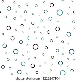 Dark Multicolor vector seamless cover with spots. Modern abstract illustration with colorful water drops. Beautiful design for your business advert.