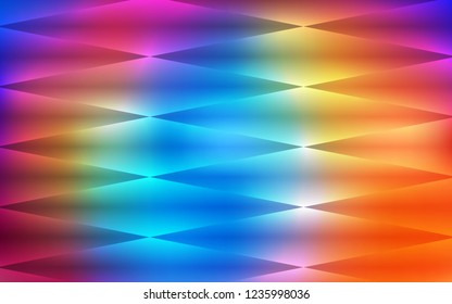 Dark Multicolor vector seamless cover in polygonal style. Abstract gradient illustration with rectangles. Pattern for design of window blinds, curtains.