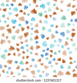 Dark Multicolor vector seamless cover with stright stripes. Glitter abstract illustration with colored sticks. The pattern for ad, booklets, leaflets.