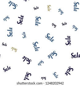Dark Multicolor vector seamless cover with symbols of sales. Colorful set of  percentage signs in simple style. Backdrop for mega promotions, discounts.