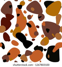Dark Multicolor vector seamless cover with spots. Blurred decorative design in abstract style with bubbles. Design for wallpaper, fabric makers.