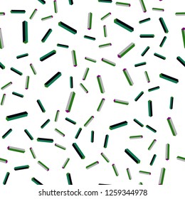 Dark Multicolor vector seamless, isometric texture with colored lines. Glitter abstract illustration with colorful sticks. Template for business cards, websites.