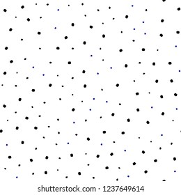 Dark Multicolor vector seamless layout with circle shapes. Abstract illustration with colored bubbles in nature style. Template for business cards, websites.